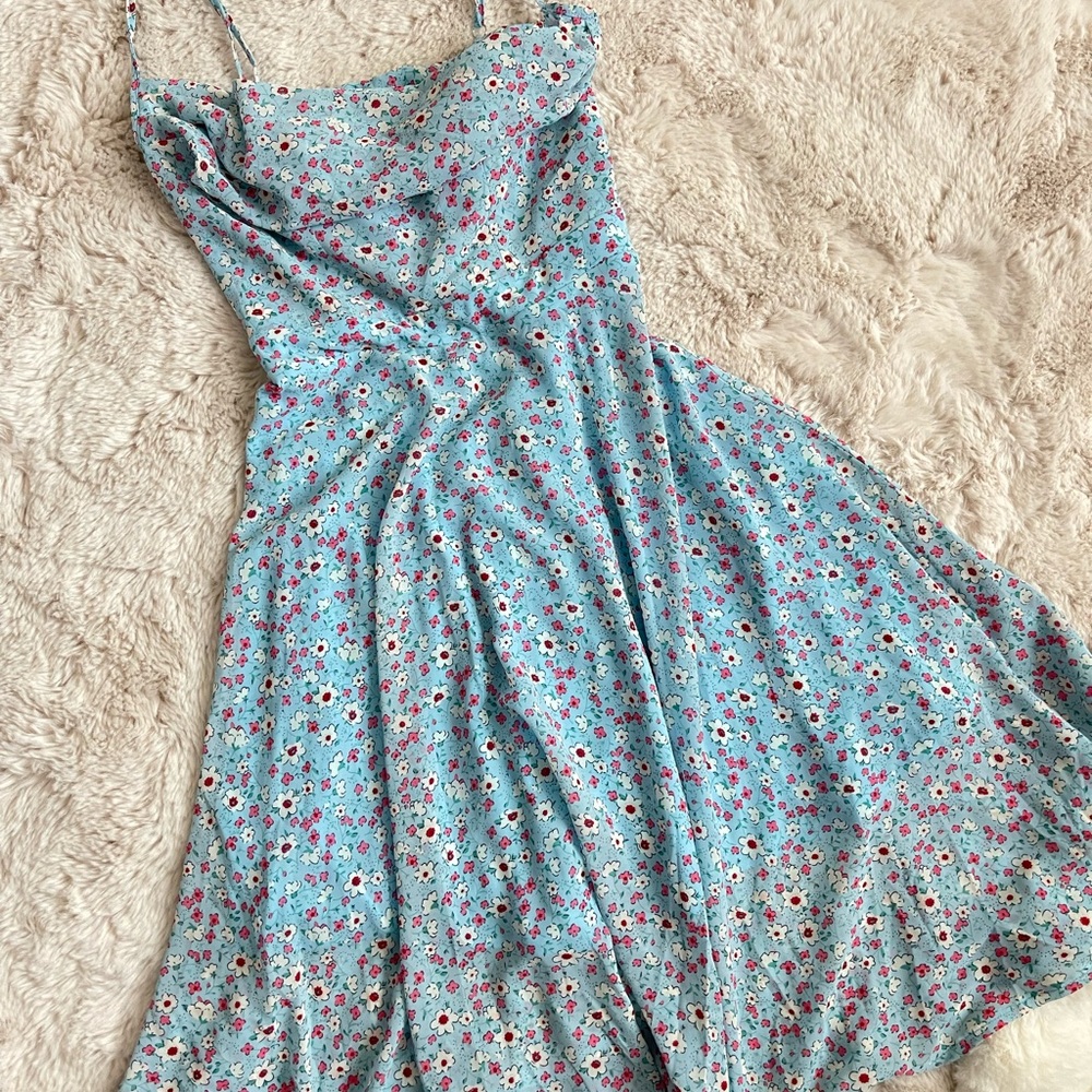 Floral Spaghetti Strap Dress
